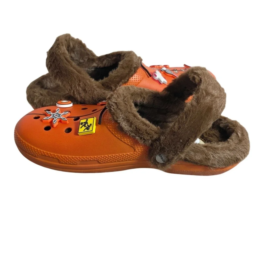 Crocs‎ South Park Kenny Classic Lined Clogs Men's Size 11 Orange 211499-90H NWT